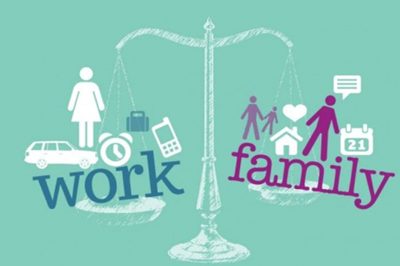 Work and family infographic