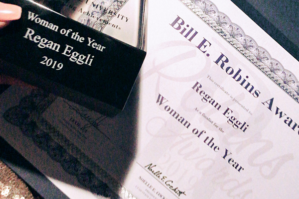 Woman of the Year Certificate