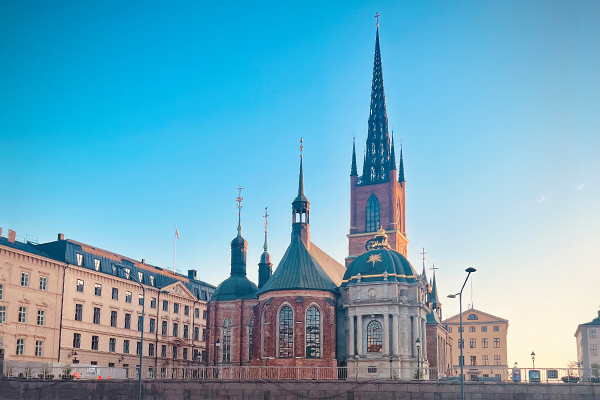 Riddarholmen Church in Stockholm, Sweden