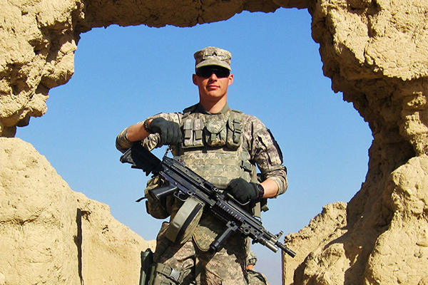 Jacob Hunsaker in Afghanistan