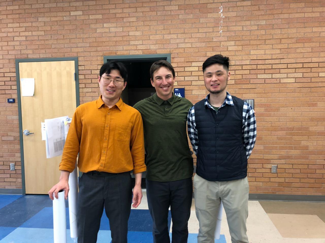 Youngwook Kim, Mike Vakula, & Joonsun Park who presented at the PhD Colloquium.
