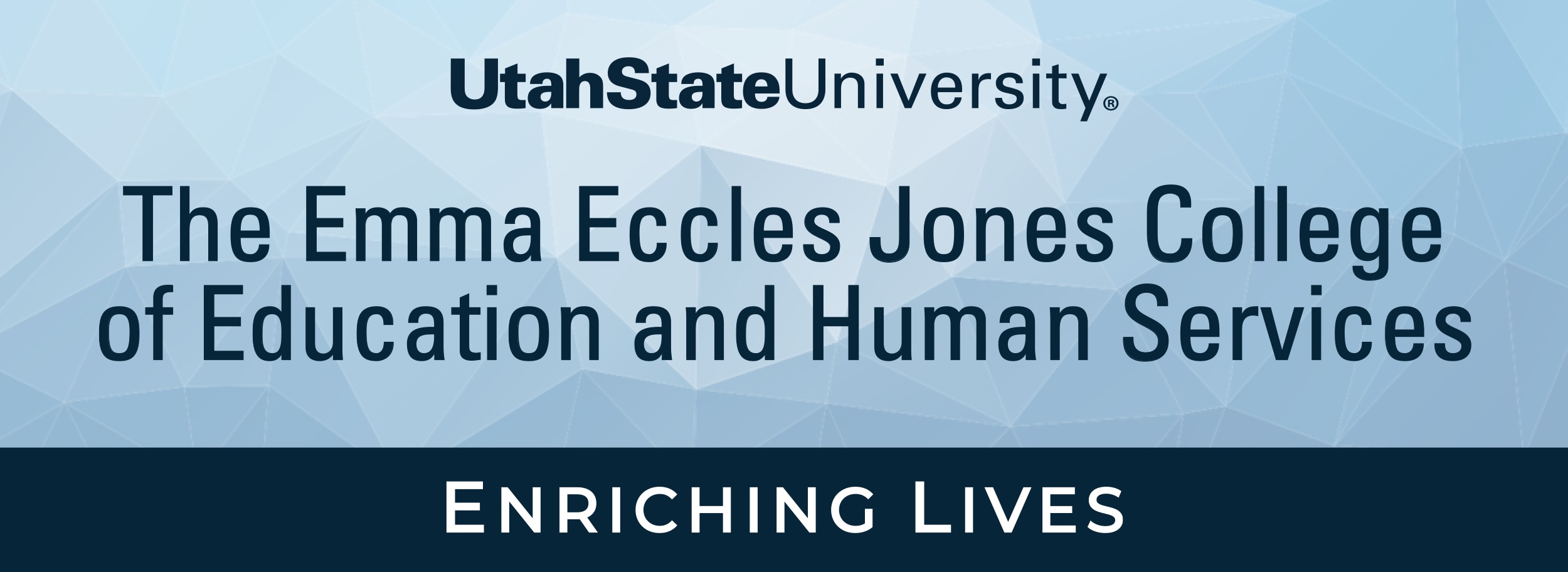 The Emma Eccles Jones College of Education and Human Services. Enriching Lives - November 2023 Newsletter