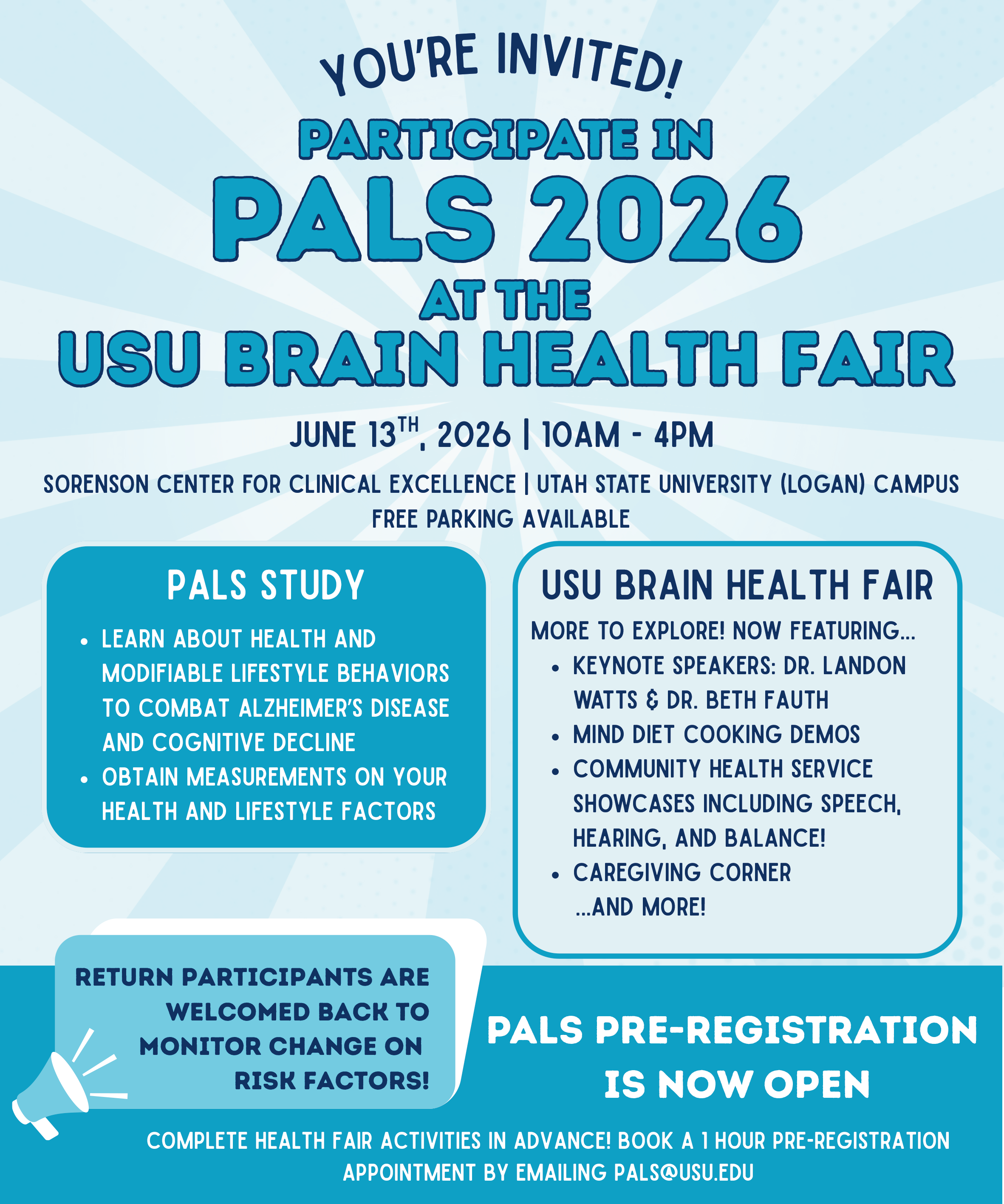 2026 Brain Health Fair Flier
