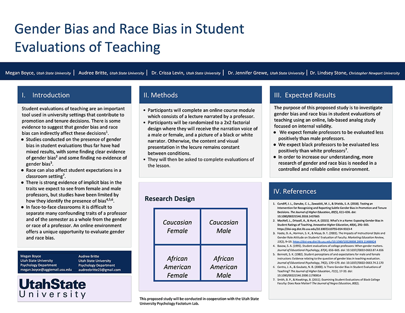 Gender and Race Bias in Student Evaluations of Teaching