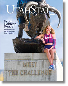 Utah State Magazine cover page
