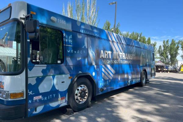 Elementary school students turn Cache Valley buses into mobile art galleries