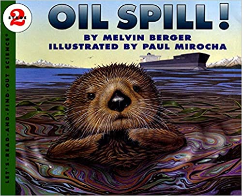 otter in oil spill